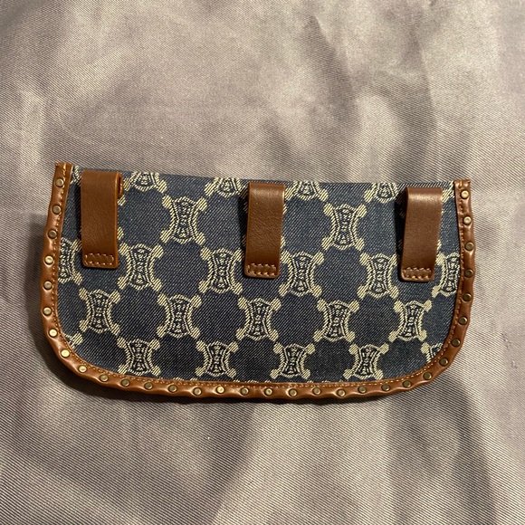 Vintage Celine Macadam Denim Waist Bag - Picture 4 of 16